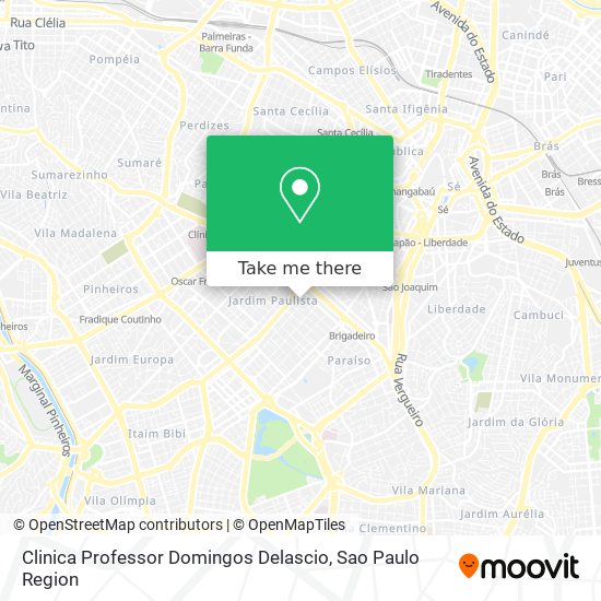 Clinica Professor Domingos Delascio map