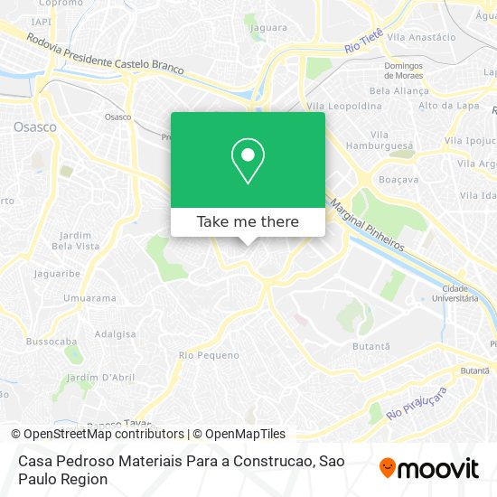 Casa Pedroso Materiais Para a Construcao map