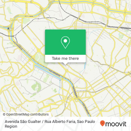 Avenida São Gualter / Rua Alberto Faria map