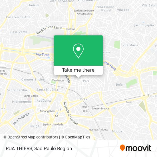 RUA THIERS map