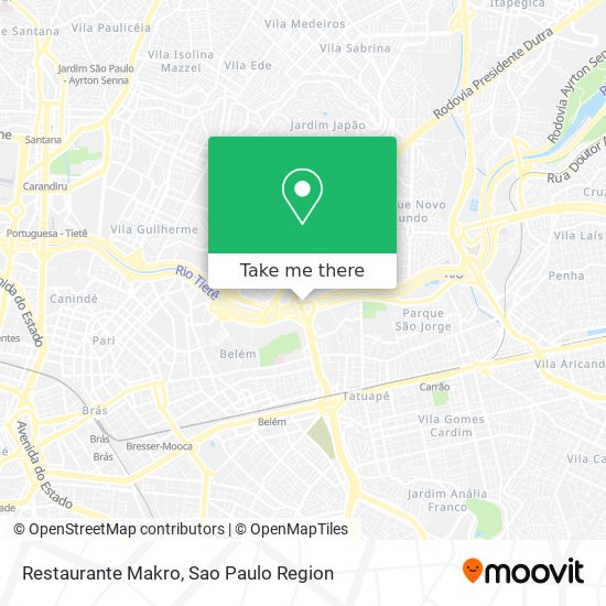 Mapa Restaurante Makro