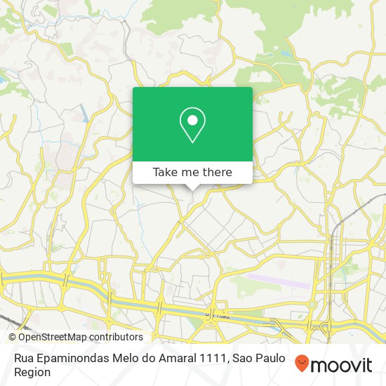 Mapa Rua Epaminondas Melo do Amaral 1111