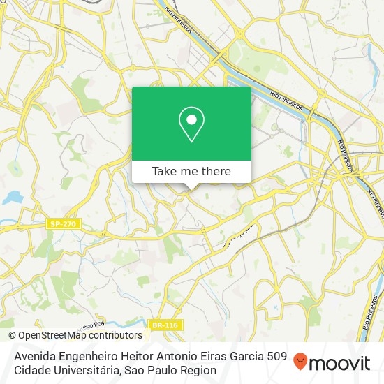 Avenida Engenheiro Heitor Antonio Eiras Garcia  509   Cidade Universitária map