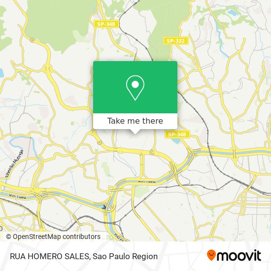 RUA HOMERO SALES map