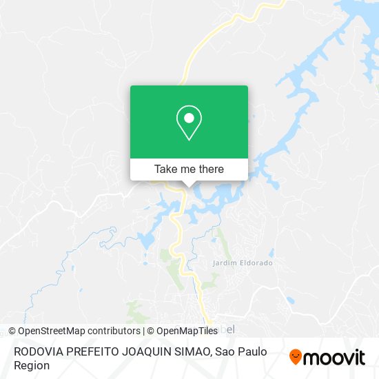 RODOVIA PREFEITO JOAQUIN SIMAO map