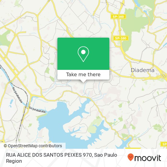 Mapa RUA ALICE DOS SANTOS PEIXES  970