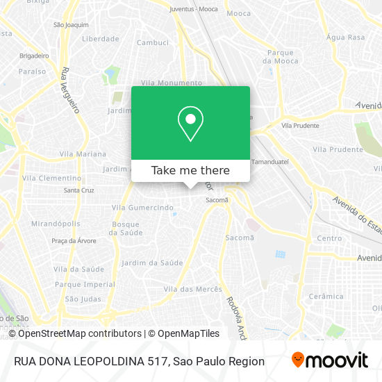 Mapa RUA DONA LEOPOLDINA 517