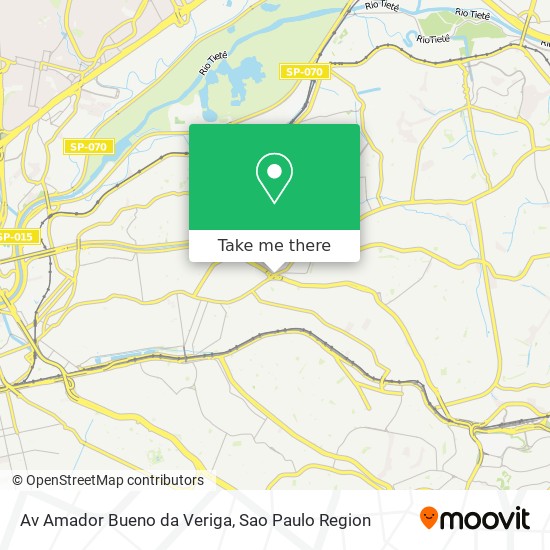 Av  Amador Bueno da Veriga map