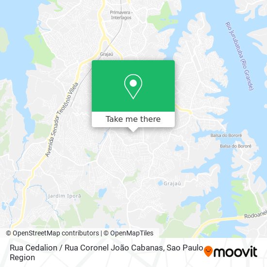 Rua Cedalion / Rua Coronel João Cabanas map
