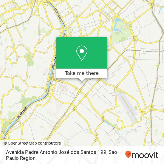 Mapa Avenida Padre Antonio José dos Santos   199
