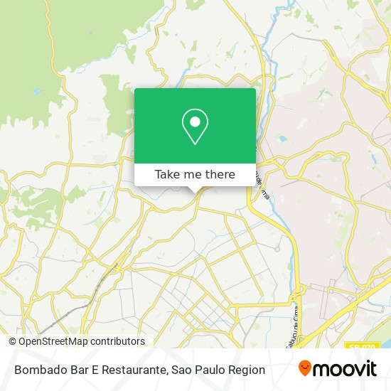 Mapa Bombado Bar E Restaurante