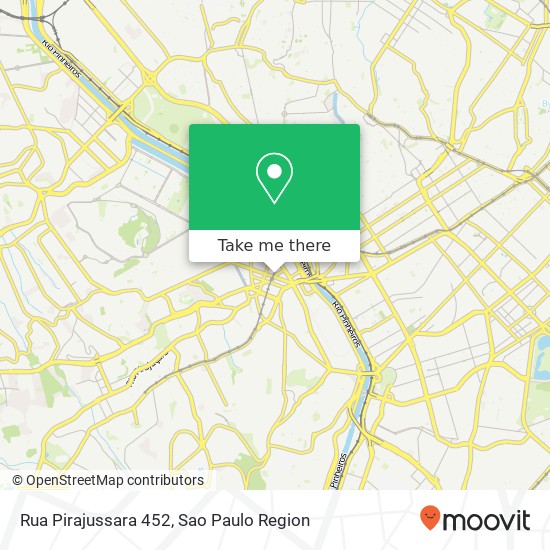 Rua Pirajussara 452 map