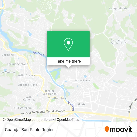 Guaruja map