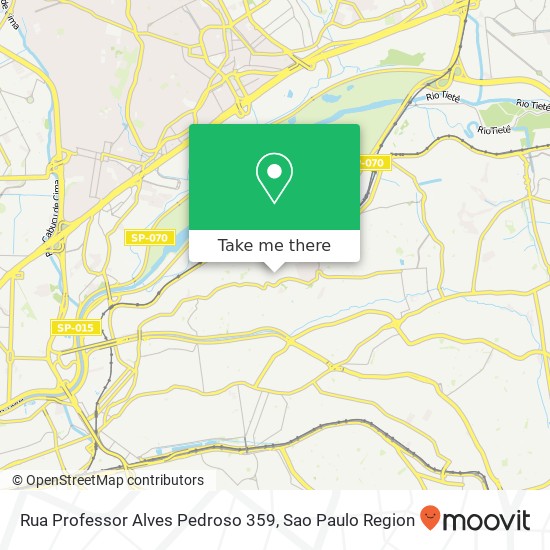 Mapa Rua Professor Alves Pedroso 359