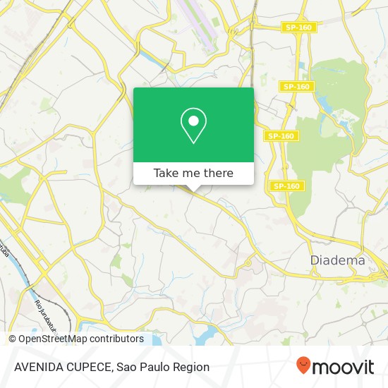 AVENIDA CUPECE map