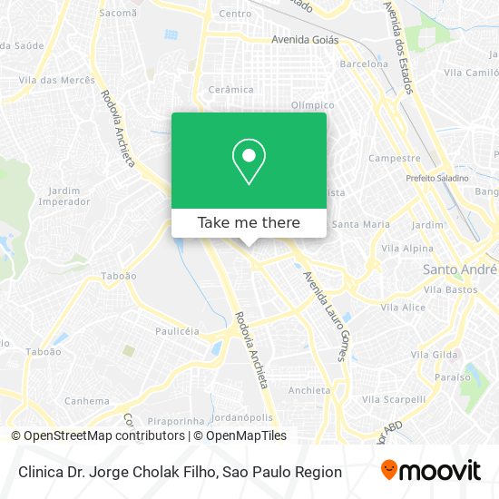 Clinica Dr. Jorge Cholak Filho map