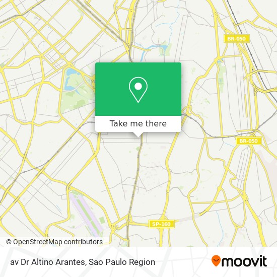 Mapa av Dr  Altino Arantes