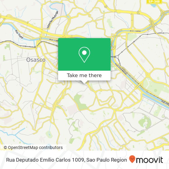 Rua Deputado Emílio Carlos 1009 map