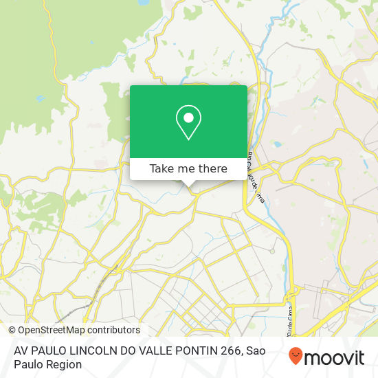 AV PAULO LINCOLN DO VALLE PONTIN 266 map