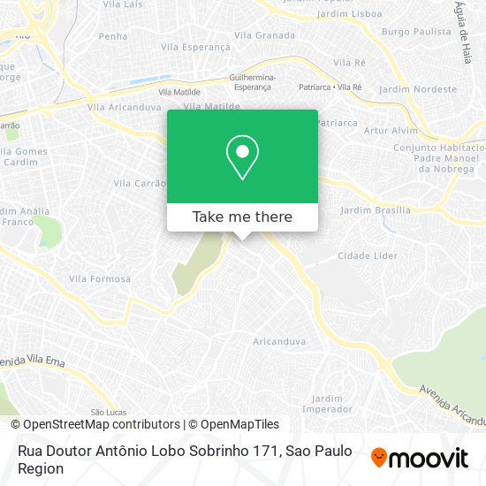 Mapa Rua Doutor Antônio Lobo Sobrinho 171