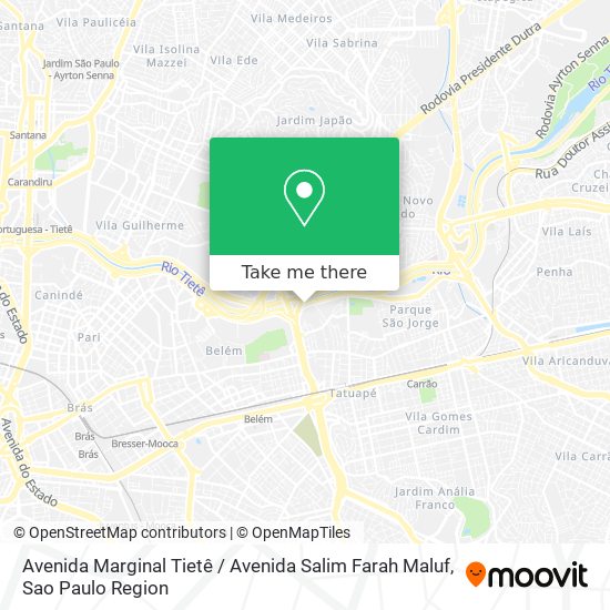 Avenida Marginal Tietê / Avenida Salim Farah Maluf map