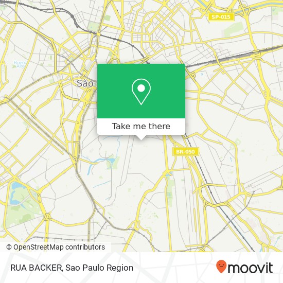 Mapa RUA BACKER