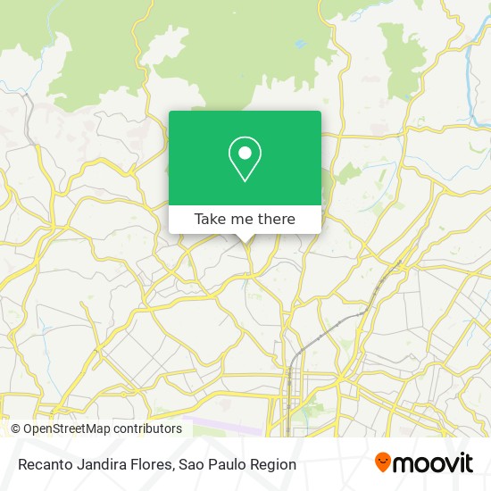 Mapa Recanto Jandira Flores