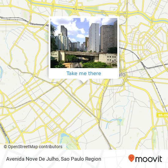 Avenida Nove De Julho map