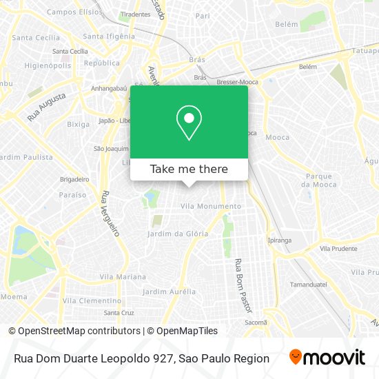 Mapa Rua Dom Duarte Leopoldo 927