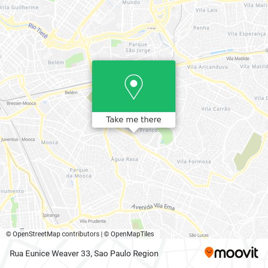 Mapa Rua Eunice Weaver  33