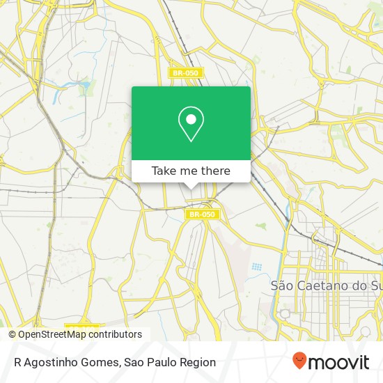 R Agostinho Gomes map