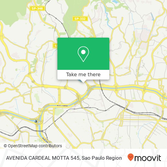 Mapa AVENIDA CARDEAL MOTTA 545