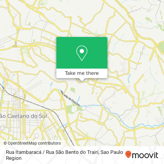 Rua Itambaracá / Rua São Bento do Trairi map
