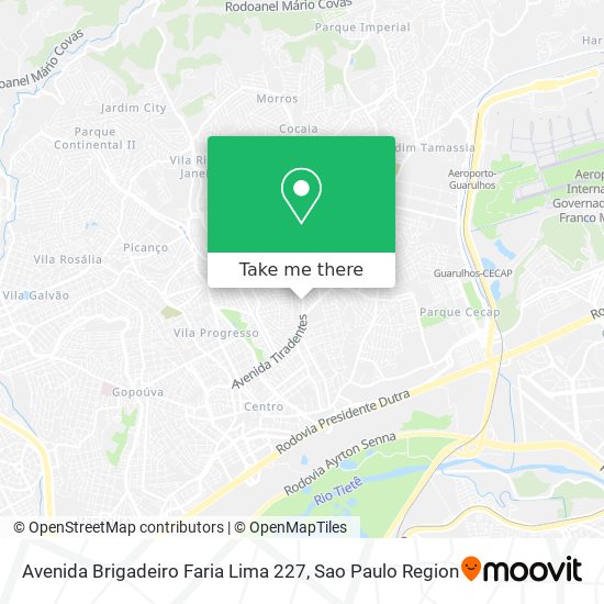 Mapa Avenida Brigadeiro Faria Lima 227