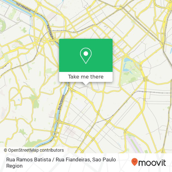 Mapa Rua Ramos Batista / Rua Fiandeiras