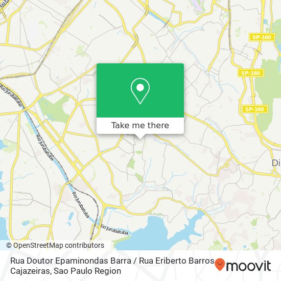 Mapa Rua Doutor Epaminondas Barra / Rua Eriberto Barros Cajazeiras