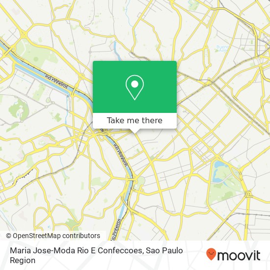 Mapa Maria Jose-Moda Rio E Confeccoes