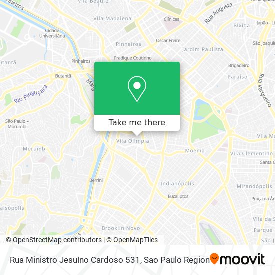 Rua Ministro Jesuíno Cardoso 531 map