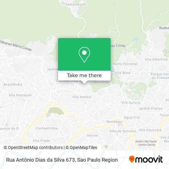 Mapa Rua Antônio Dias da Silva 673