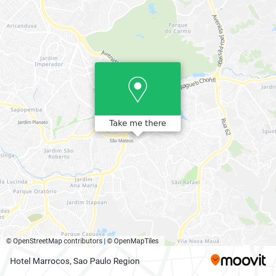 Hotel Marrocos map