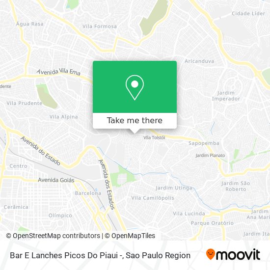 Bar E Lanches Picos Do Piaui - map