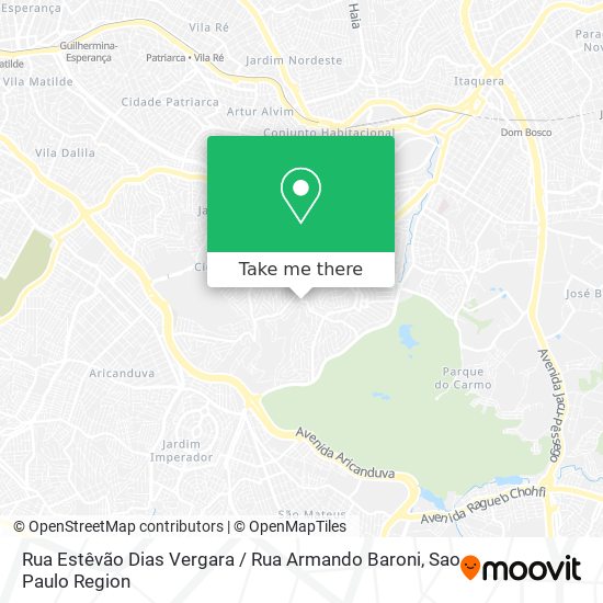 Rua Estêvão Dias Vergara / Rua Armando Baroni map