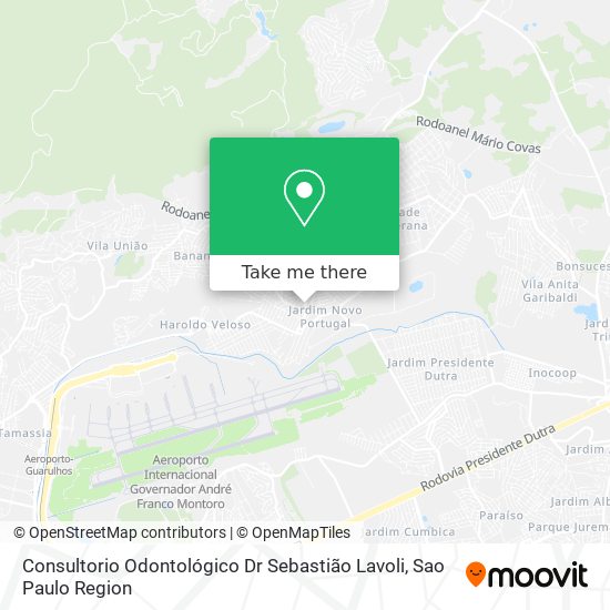 Consultorio Odontológico Dr Sebastião Lavoli map