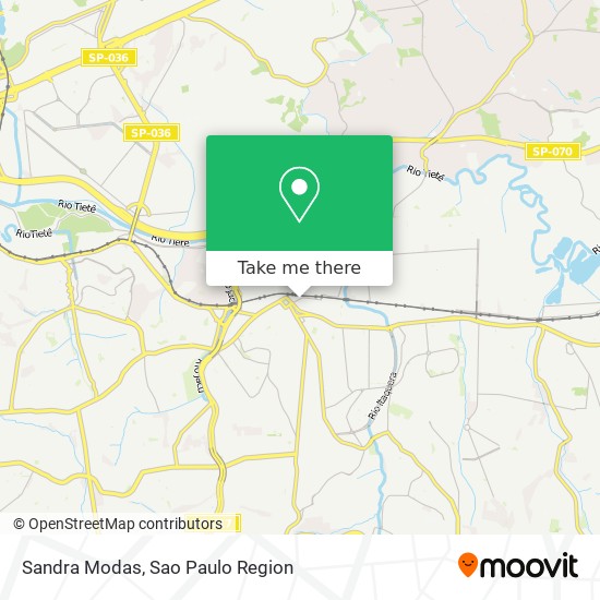 Sandra Modas map