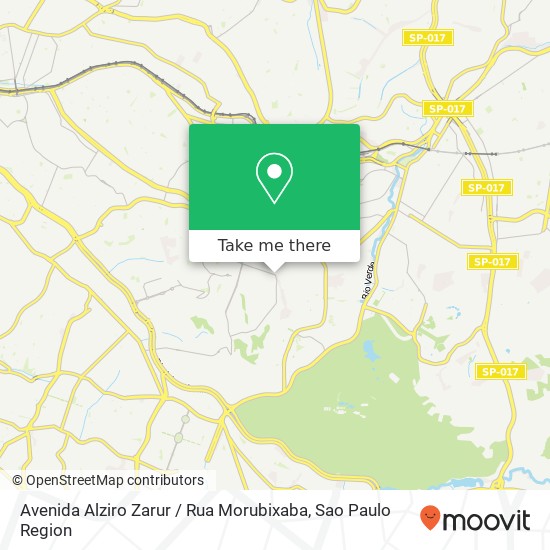 Avenida Alziro Zarur / Rua Morubixaba map