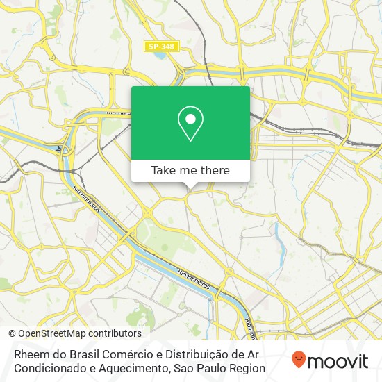 Rheem do Brasil Comércio e Distribuição de Ar Condicionado e Aquecimento map