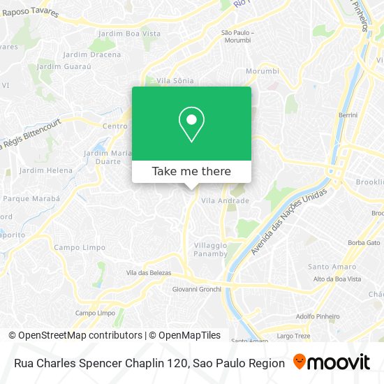 Rua Charles Spencer Chaplin  120 map