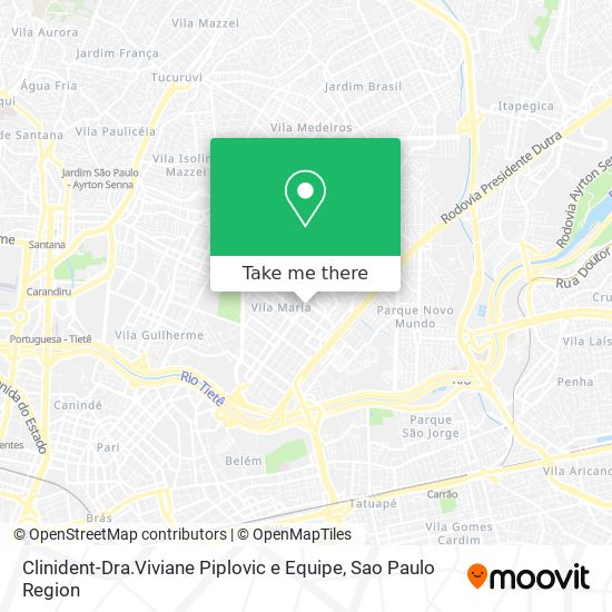 Clinident-Dra.Viviane Piplovic e Equipe map