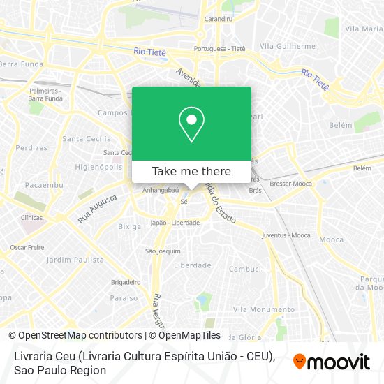 Livraria Ceu (Livraria Cultura Espírita União - CEU) map