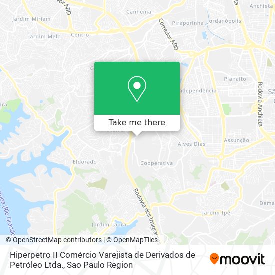 Hiperpetro II Comércio Varejista de Derivados de Petróleo Ltda. map